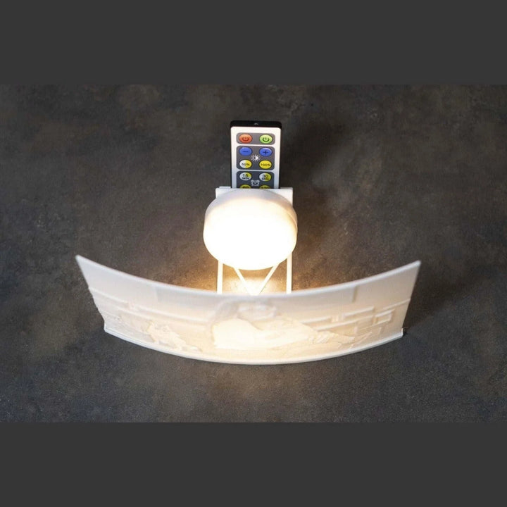 3D-Foto Lithophane inklusive Halter und Fernbedienung  3ddruckboss