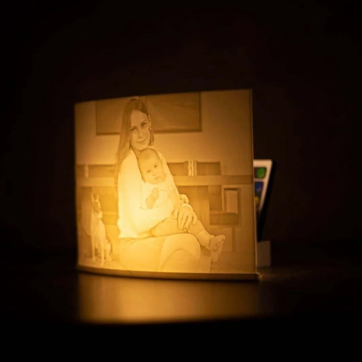 3D-Foto Lithophane inklusive Halter und Fernbedienung  3ddruckboss