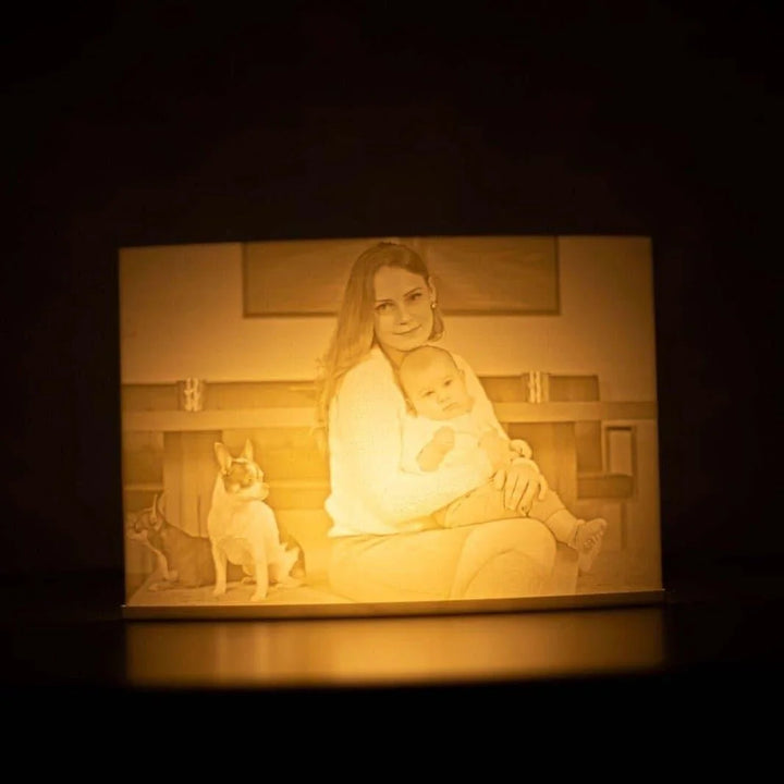 3D-Foto Lithophane inklusive Halter und Fernbedienung  3ddruckboss