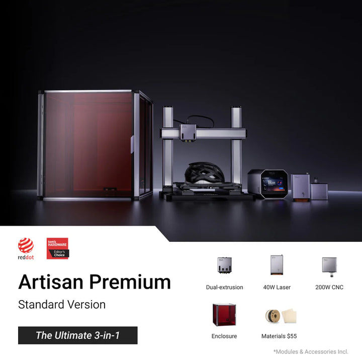 Snapmaker Artisan 3 in 1 40W Premium 3D-Drucker 3ddruckboss